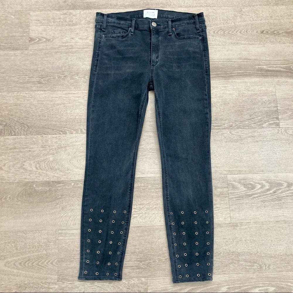 MCGUIRE Newton Ankle Skinny Jeans with Grommets